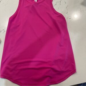 Sonic pink high neck run and train tank
